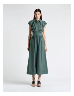 Soft Finish Cotton Shirt Dress