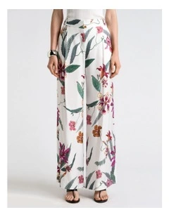 Wild Orchid Twill Wide Leg Pant