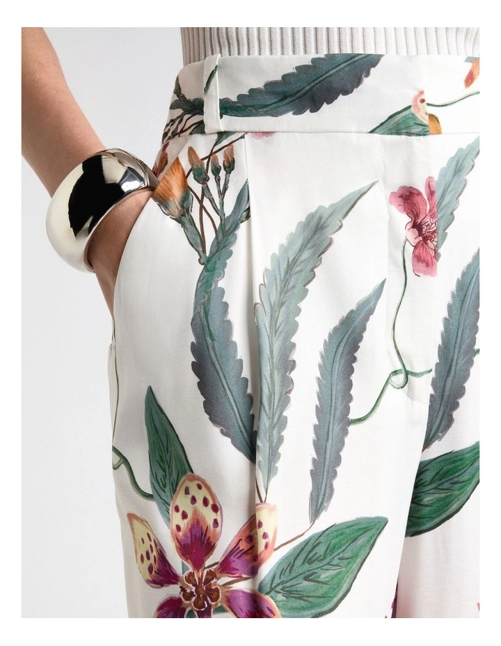 Wild Orchid Twill Wide Leg Pant image 3