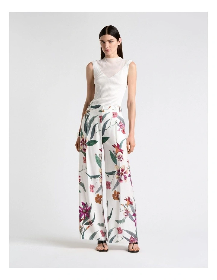 Wild Orchid Twill Wide Leg Pant image 4