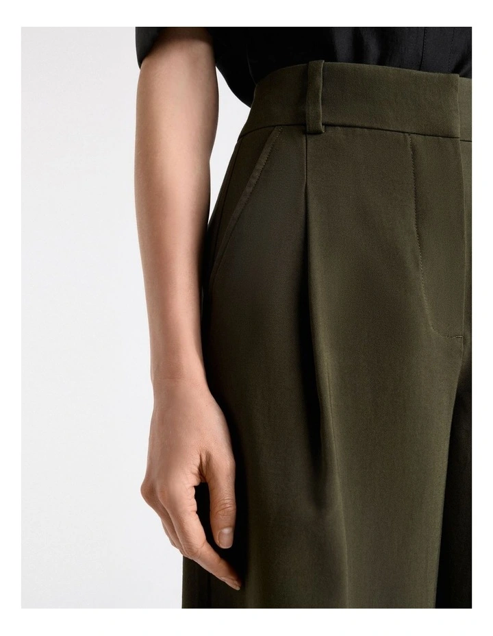 Olivine Viscose Twill Bermuda Short image 3