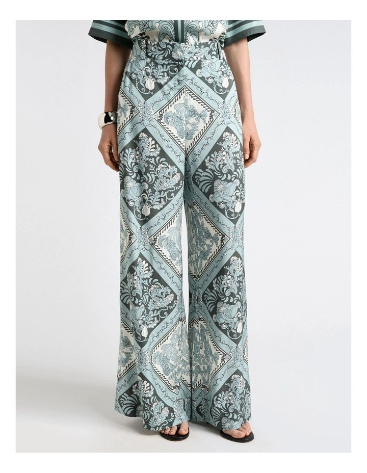 Ornate Tile Wide Leg Pant image 1