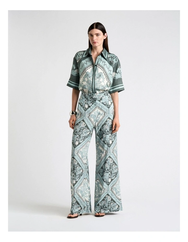 Ornate Tile Wide Leg Pant image 4