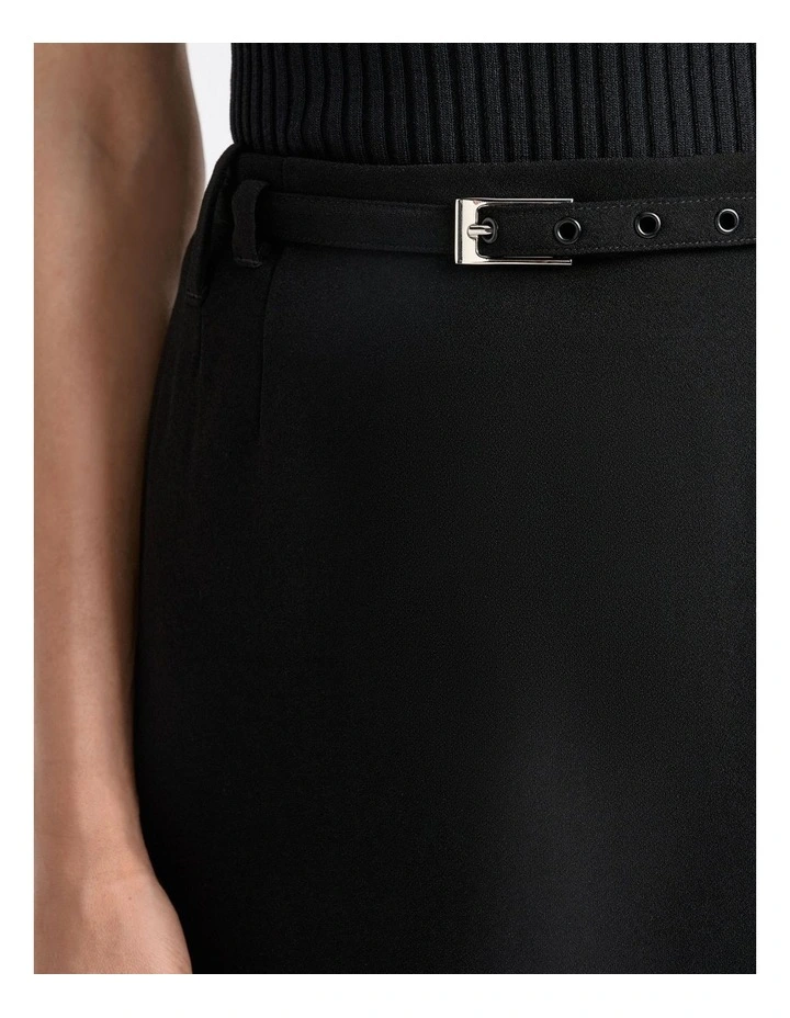 Recycled Crepe Pencil Skirt image 3