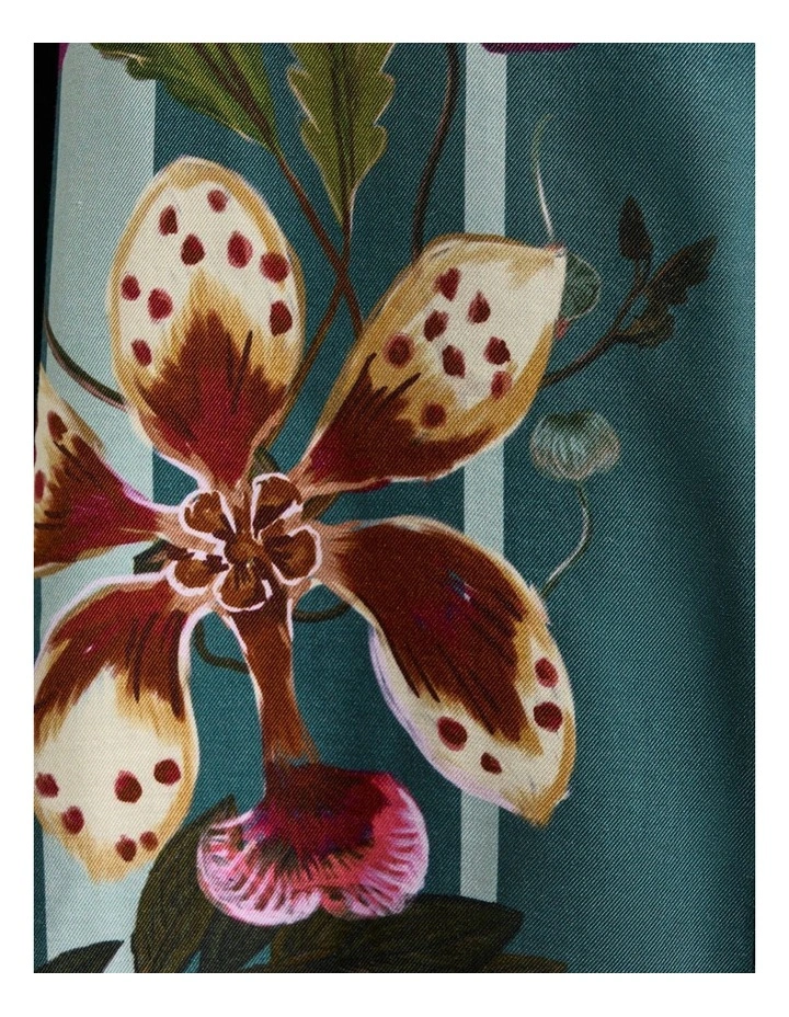 Meadow Wild Orchid Shirt in Green image 4