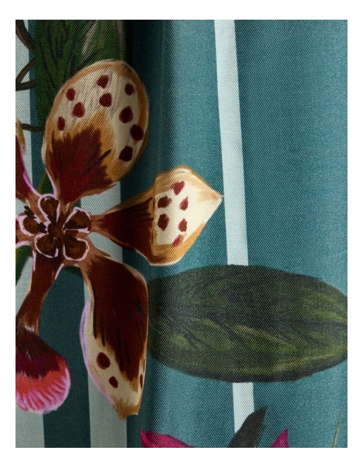 Meadow Wild Orchid Wide Leg Jumpsuit in Green image 6