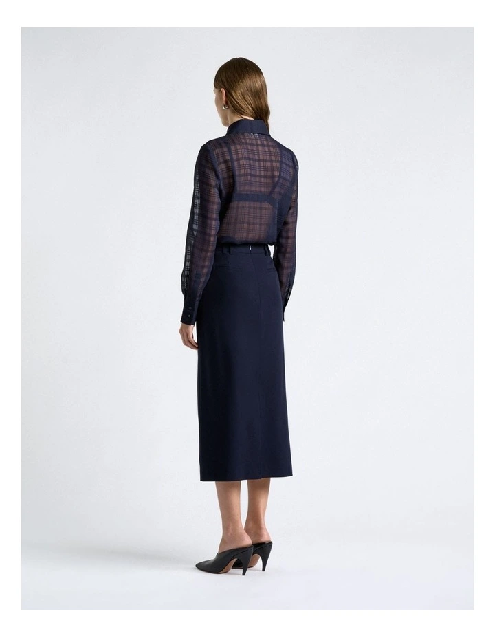 Sheer Check Shirt image 2