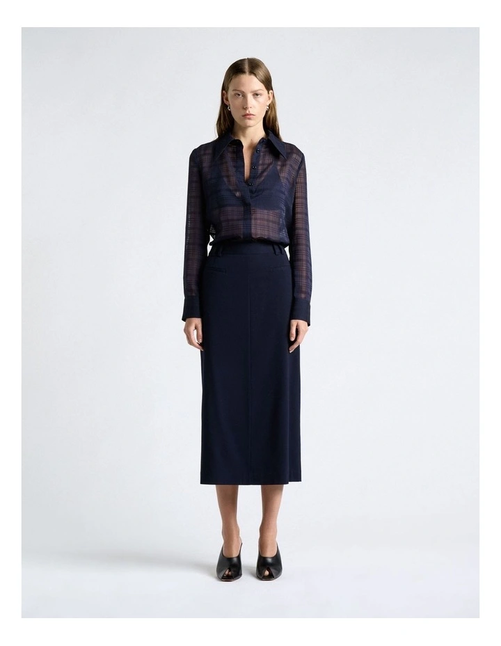 Sheer Check Shirt image 4