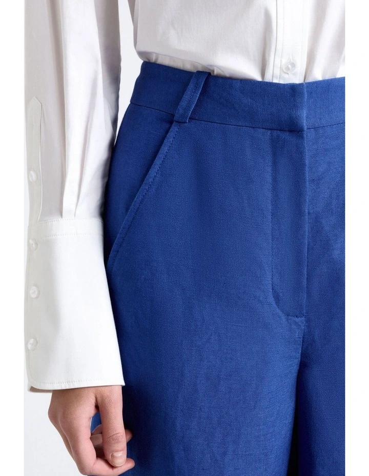 Lustre Linen Blend Cropped Pant image 3