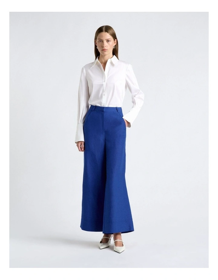 Lustre Linen Blend Cropped Pant image 4