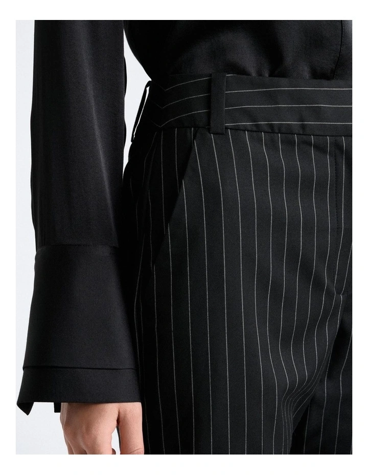 Pinstripe Tapered Leg Pant image 3