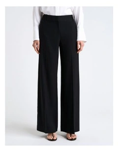 Viscose Twill Relaxed Fit Pant in Black