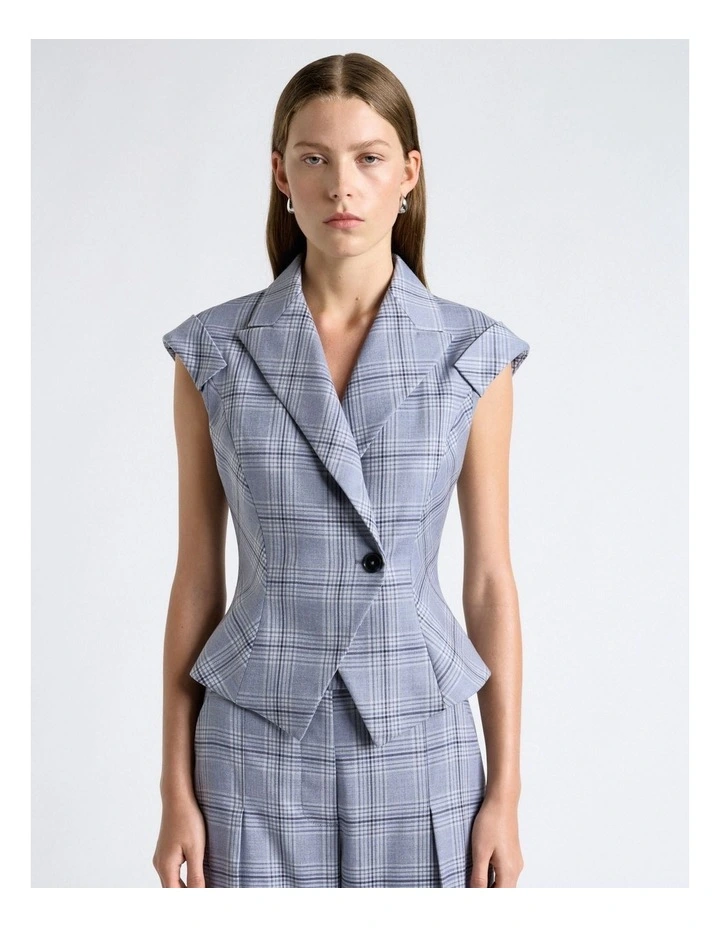 Prince of Wales Check Waistcoat image 1