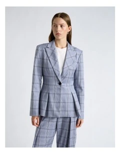 Prince of Wales Check Blazer