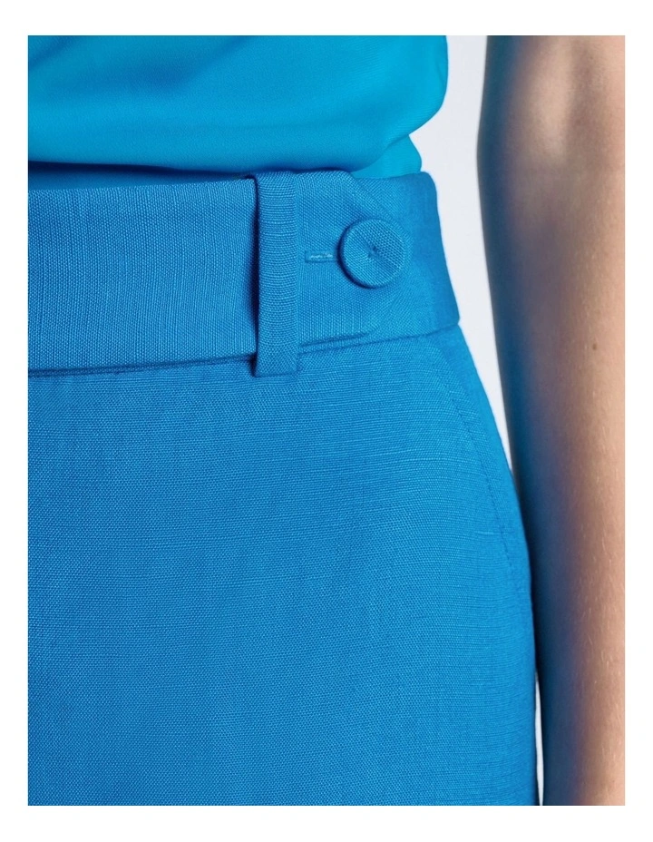 Lustre Linen Blend Wide Leg Pant image 3