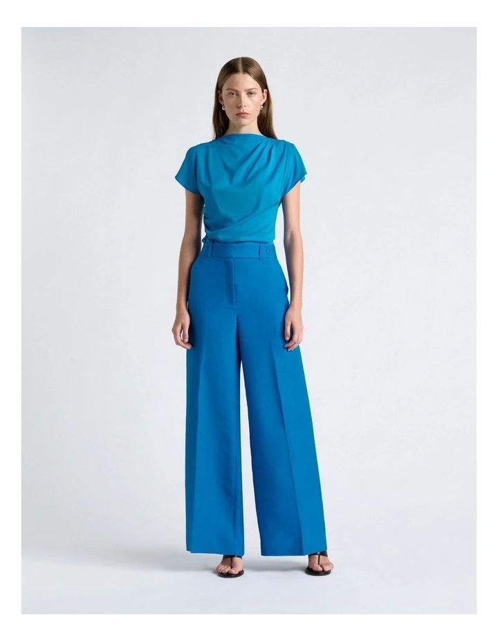 Lustre Linen Blend Wide Leg Pant image 4