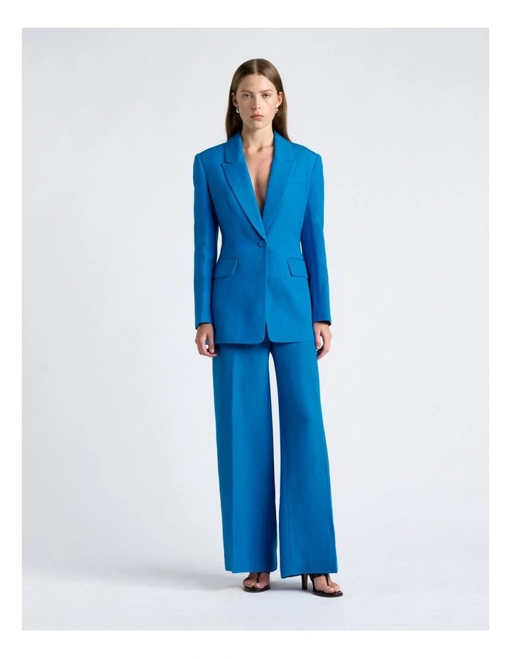 Lustre Linen Blend Wide Leg Pant image 5