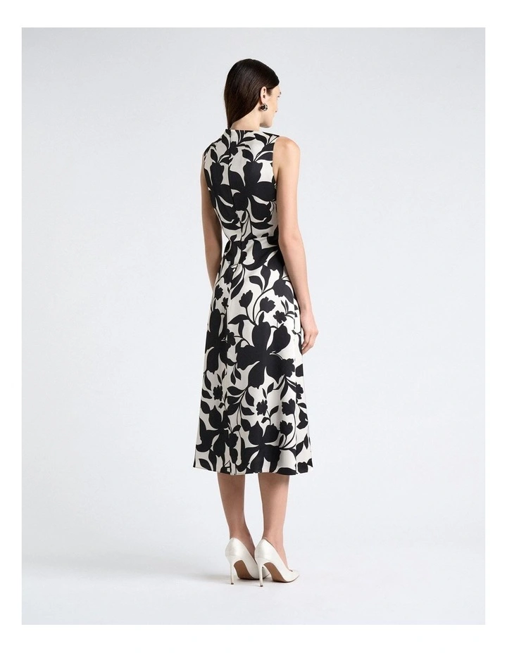 Shadow Garden Midi Dress in Multi image 2