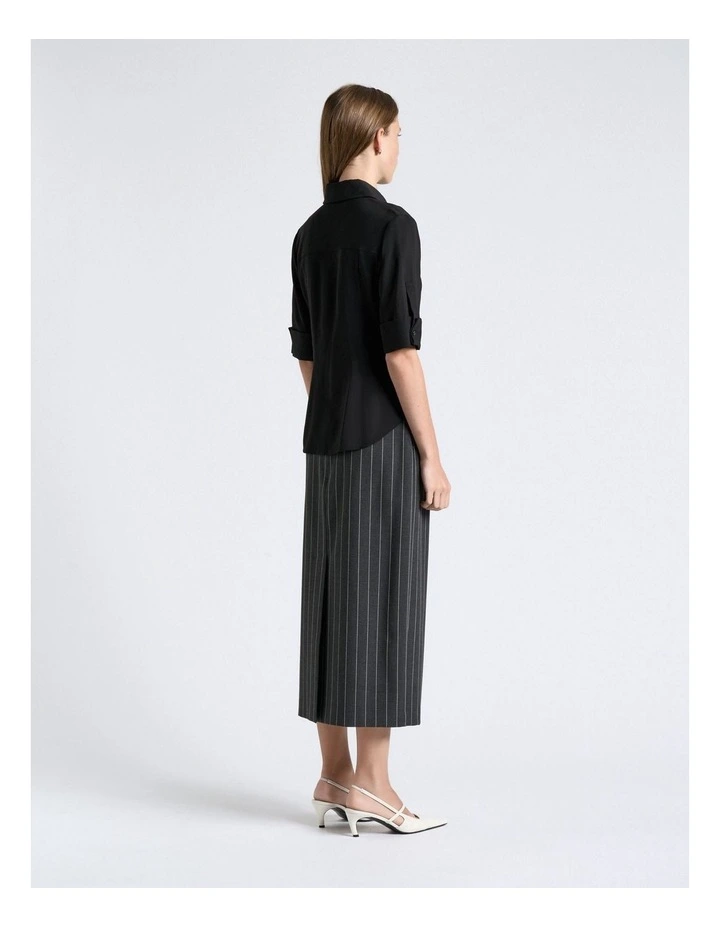 Stretch Viscose Fitted Shirt image 2