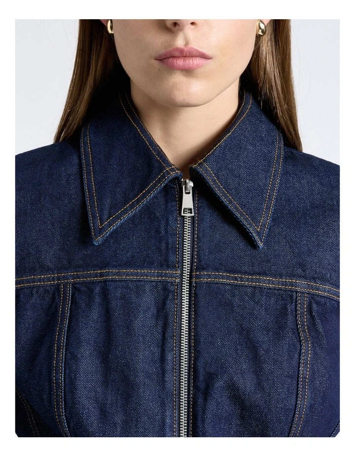 Denim Hourglass Jacket image 3