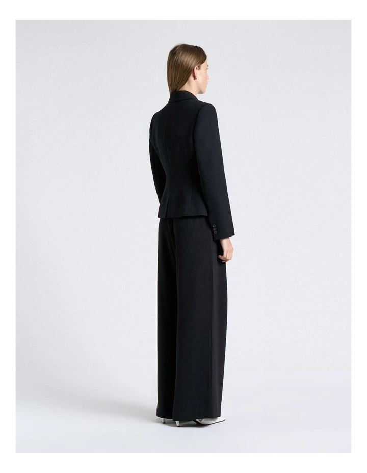 Crepe Cropped Blazer image 2