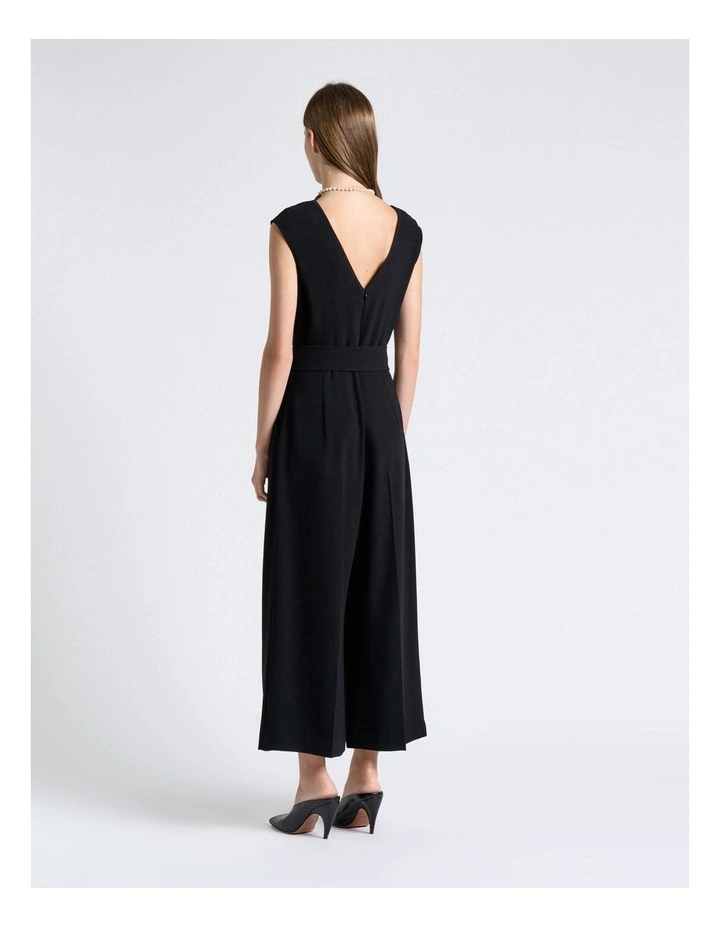 Crepe Cowl Neck Jumpsuit image 2