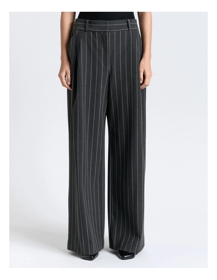 Pinstripe Wide Leg Pant image 1
