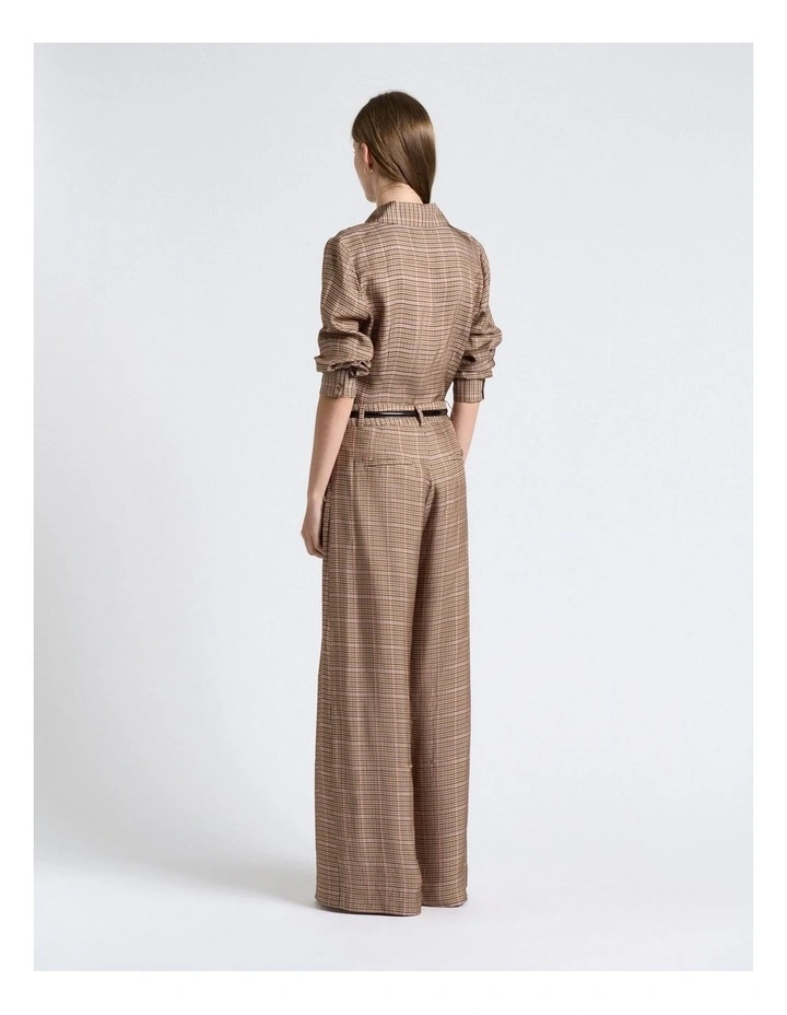 Check Wide Leg Pant image 2