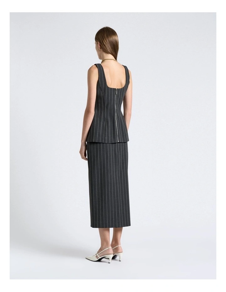 Pinstripe Corset Top image 2