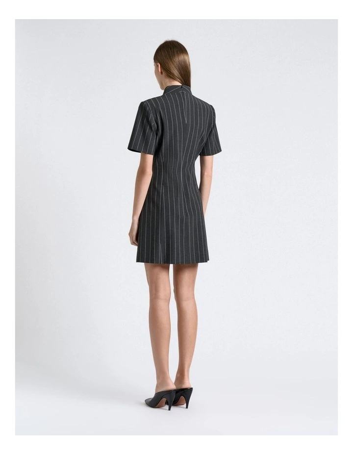 Pinstripe Mini Dress image 2