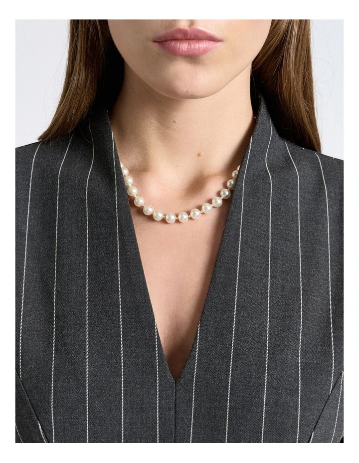 Pinstripe Mini Dress image 3