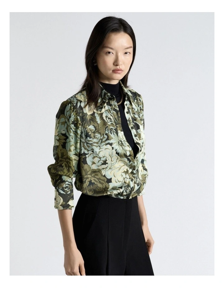 Olympia Floral Shirt in Multi image 3