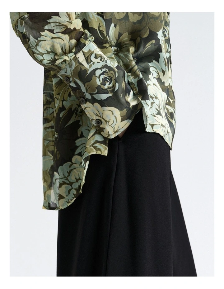 Olympia Floral Shirt in Multi image 5