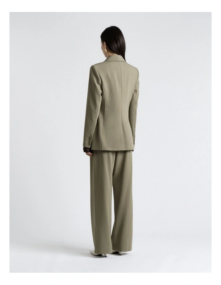 Moss Melange Suiting Double Breasted Blazer image 2
