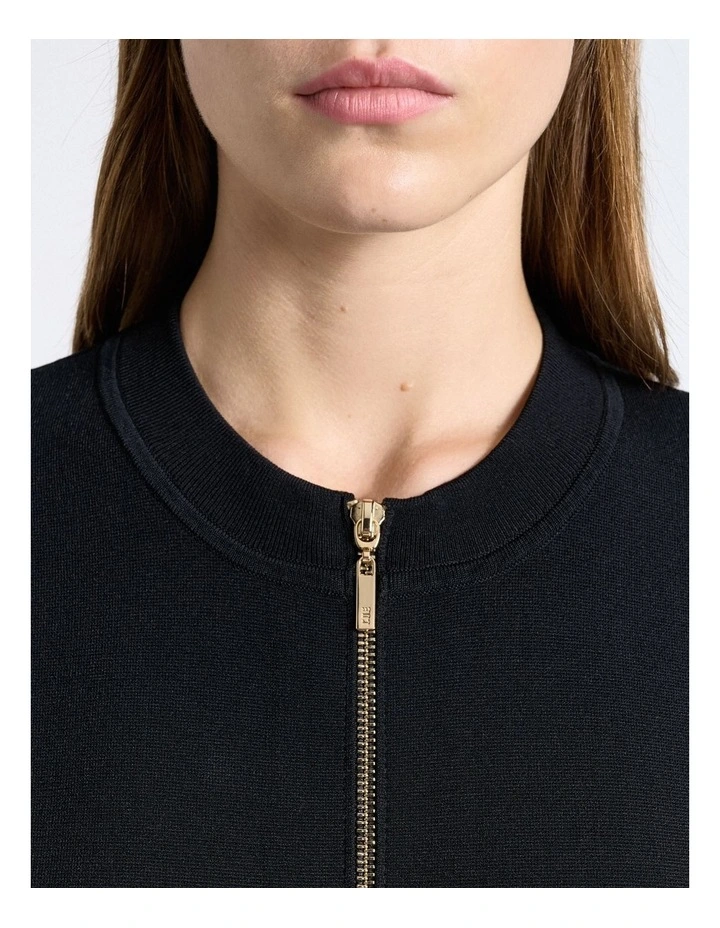 Milano Bomber Jacket in Black image 3