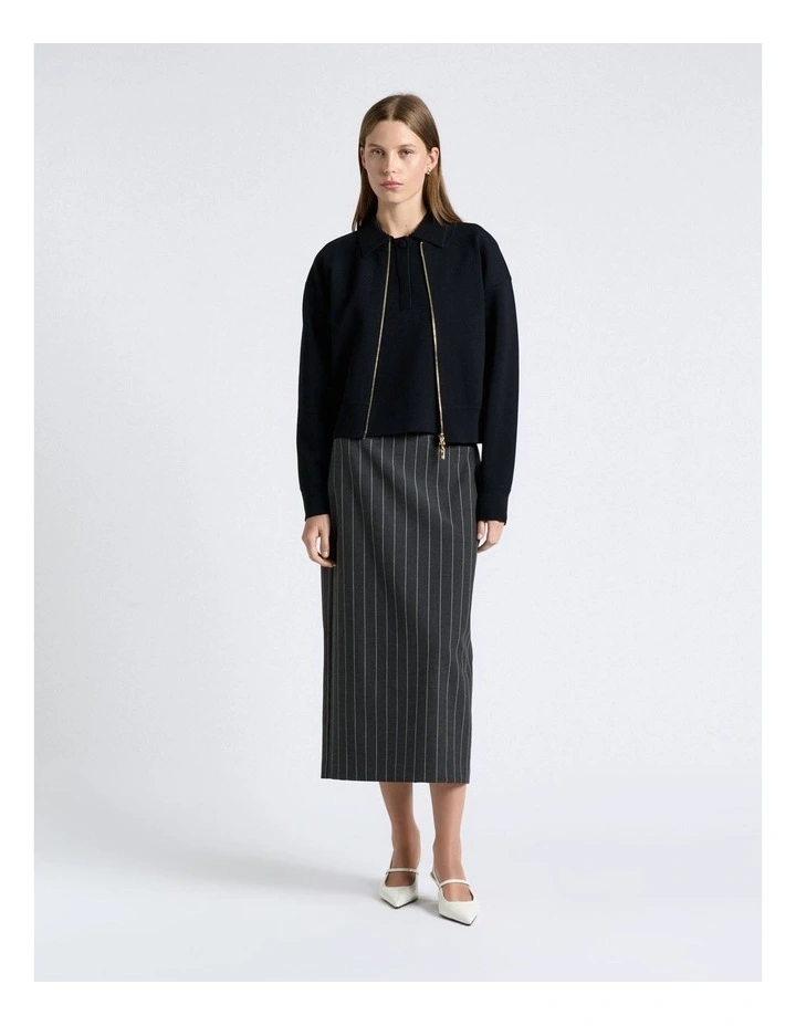 Milano Bomber Jacket in Black image 4