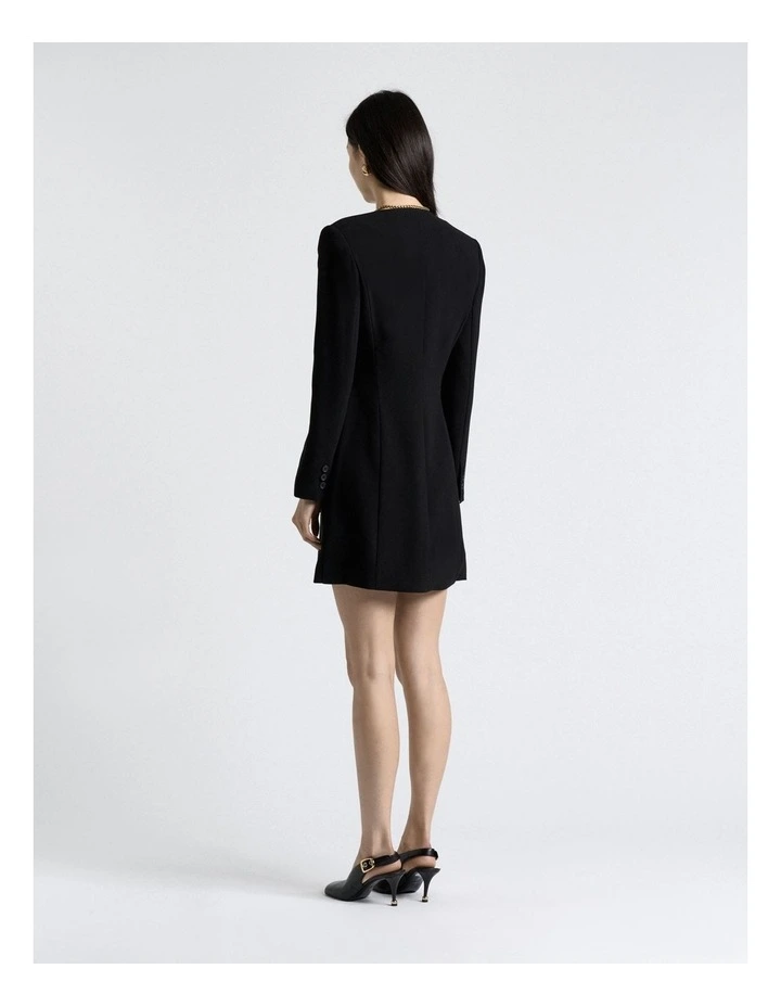 Crepe Button Through Mini Dress image 2