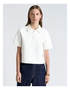 Milano Polo Top in White