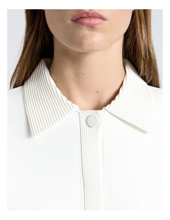 Milano Polo Top in White image 4