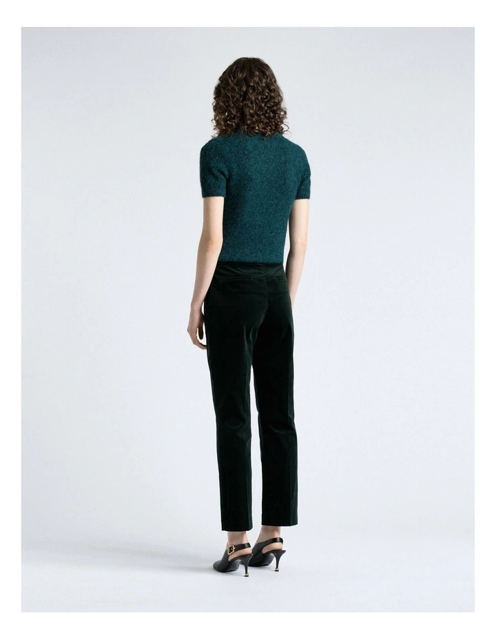 Jade Stretch Velvet Straight Leg Pant image 2