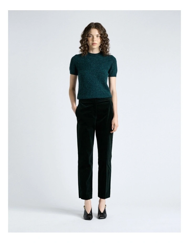 Jade Stretch Velvet Straight Leg Pant image 3