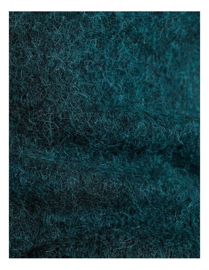Brushed Alpaca Wool Blend Short Sleeve Tee image 4