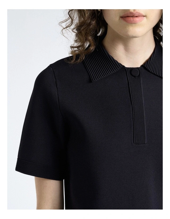 Milano Polo Jumpers in Ink image 3