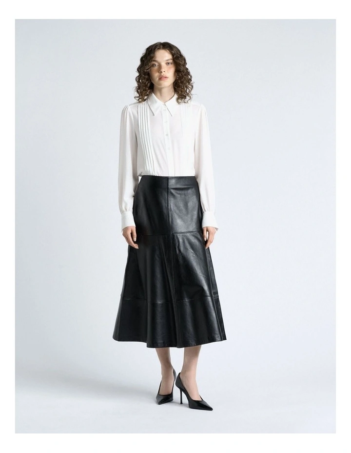 Recycled Georgette Blouse in Ivory image 4