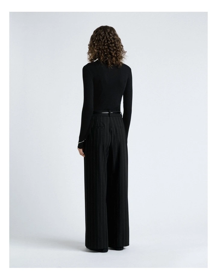Pinstripe Slim Leg Pant image 2