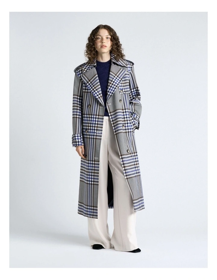 European Oversized Check Trench image 1