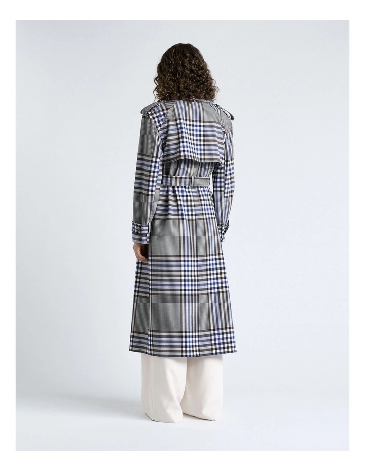 European Oversized Check Trench image 2