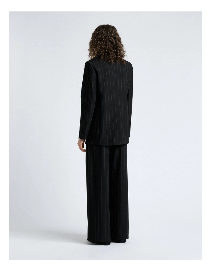 Pinstripe Boyfriend Blazer image 2