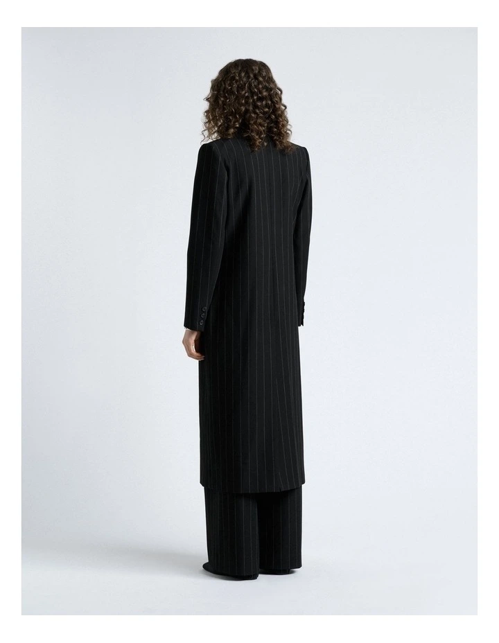 Pinstripe Double Breasted Coat image 2