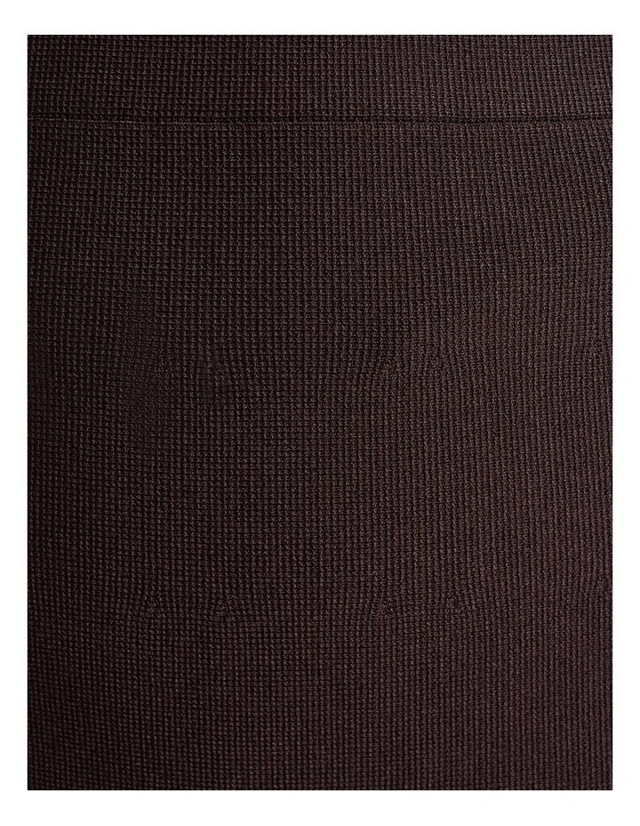Milano Mini Skirt in Brown image 2